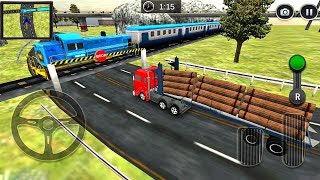 Highway Cargo Truck Transport Simulator - Railway Pass Through - Android Gameplay screenshot 1