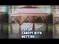 How To Put Up A Canopy With Netting