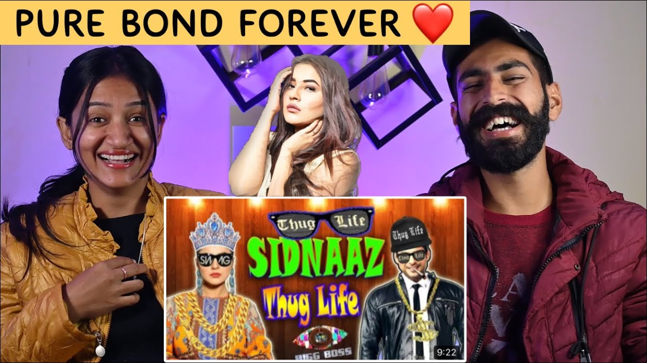 Reaction On : Shehnaaz Gill X Siddarth Shukla Thug Life 😅 | Beat Blaster