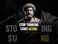 Harsh Truth: You’re Not Overthinking, You’re Avoiding Action | Stoic Mindset #motivation #discipline