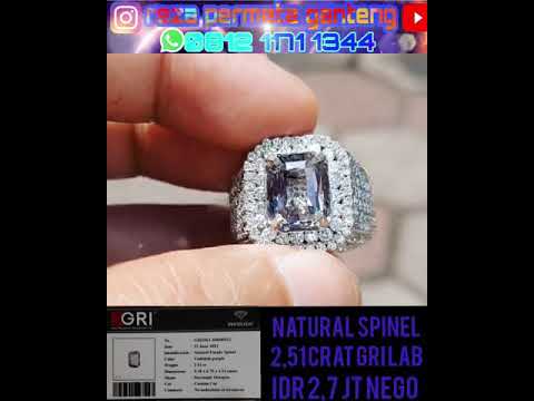 natural spinel, permata