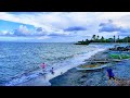 Walk along the Beach of Tacloban City, Philippines