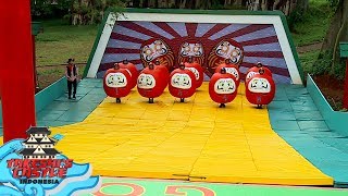 Lucu Banget! Pejuang Ini Ngumpe di Dalam Boneka Daruma - Takeshi's Castle Indonesia (18/6)