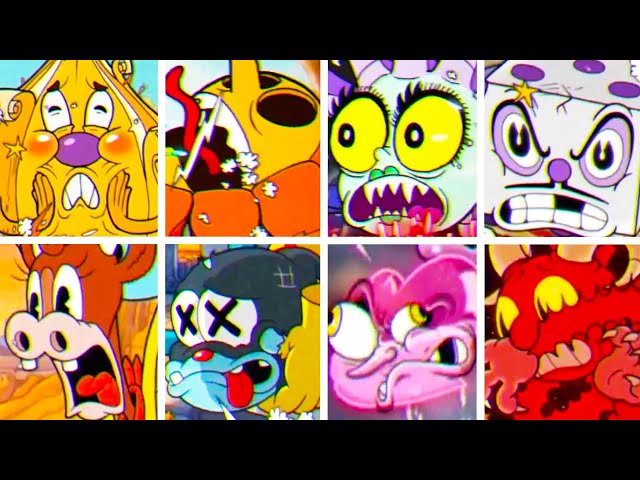 Cuphead & DLC - All Boss Transformations 