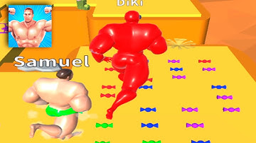 Muscle Race 💪🏋️👊 Game All Levels Walkthrough Gameplay iOS,Android Update New Level