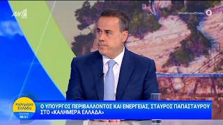 Ο υπουργός Περιβάλλοντος και Ενέργειας, Σταύρος Παπασταύρου στο Καλημέρα Ελλάδα – 15/06/2026