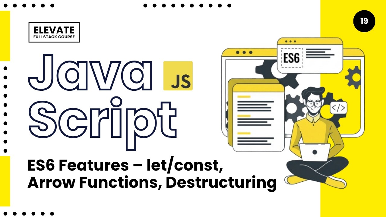 ️JS : Modern JavaScript (ES6) | Spread, Rest, Modules, Arrow Function ...