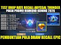 TEST DROP RATE DRAW RECALL ABYSSAL THUNDER PAKAI PROMO DIAMOND! PEMBUKTIAN POLA DRAW RECALL ZEUS 1D
