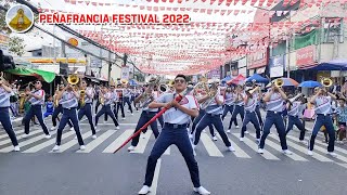 NAGA CITY CIVIC PARADE  BAND STREET DRILL  FLOAT PARADE | PEÑAFRANCIA FESTIVAL 2022