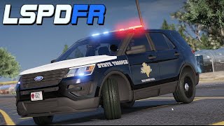 Catching speeders as Texas state trooper  GTA 5 LSPDFR