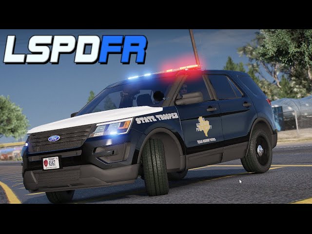 Catching speeders as Texas state trooper - GTA 5 LSPDFR class=