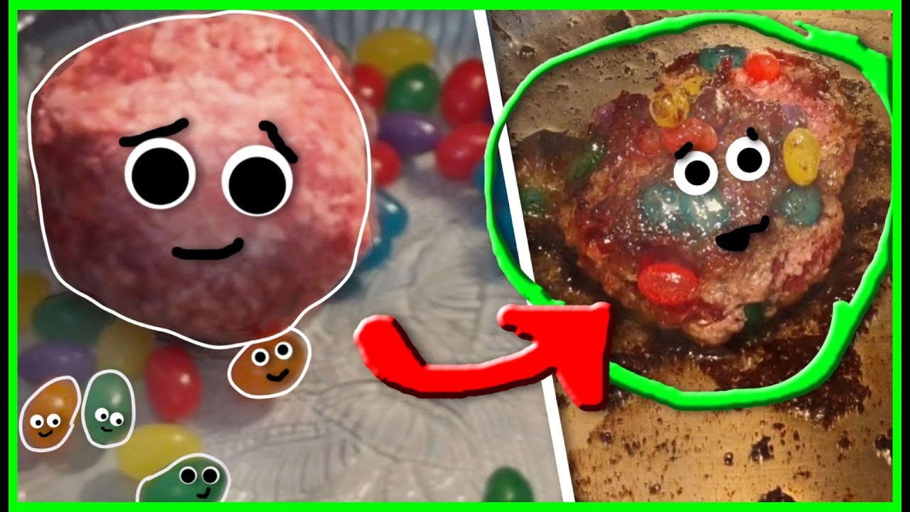 The Froot Loops Jelly Beans Burger YouTube