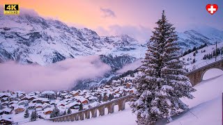 Winter in Switzerland - A winter trip to Mürren - Gimmelwald