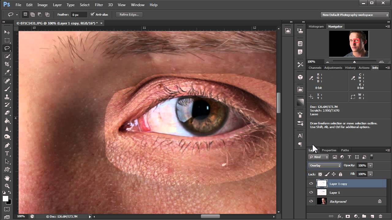 How to Selectively Sharpen Eyes In Photoshop  YouTube