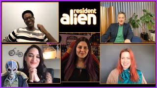 Alan Tudyk & Resident Alien Cast Reveal Bunker Must Haves & Talk Season 2 | Interview