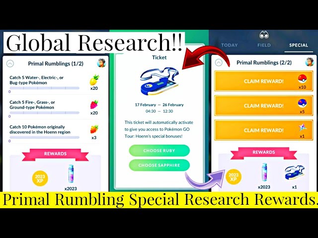 Pokémon Go: Primal Rumblings Event Guide - IMDb