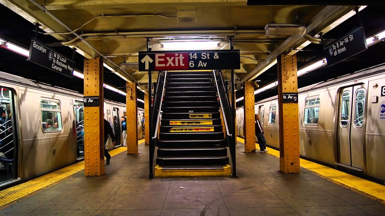 [MTA Subways] Kawasaki R143 L Trains Serving Sixth Avenue - 14th Street ...