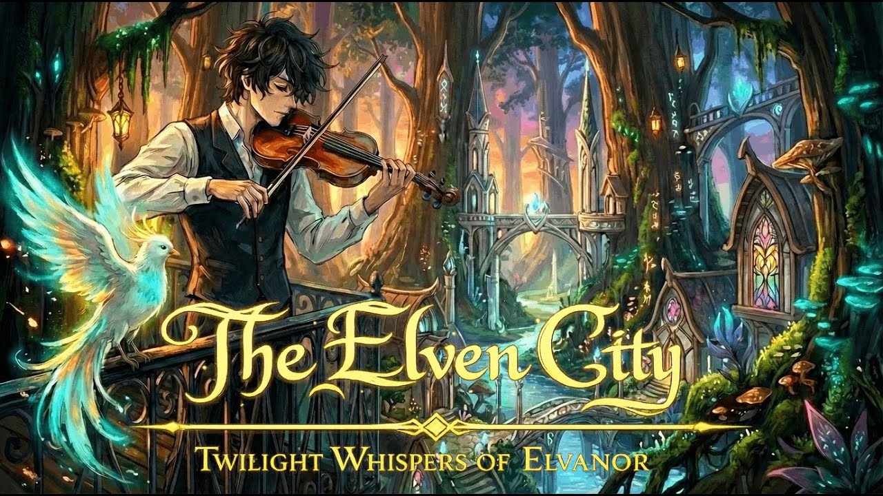 【Fantasy Song】The Elven City — Twilight Whispers of Elvanor (Elven Ambient Music)