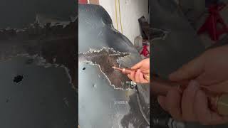 The precision repair hammer is so useful!#auto sheet metal spray paint#ytshorts #viralvideo