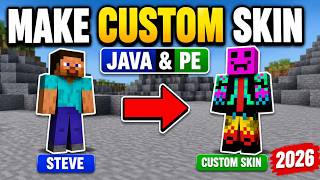 How To Make & Use a Custom Skin in Minecraft Java & PE (2026)