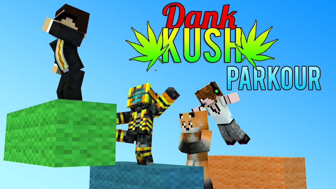 DAN KUSH - STAR OF FROZEN SEQUEL "BLAZE IT" - Minecraft Parkour w