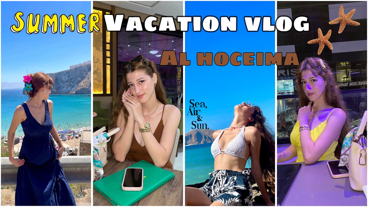 LAST VACATION VLOG IN AL HOCEIMA 🏖️🌞 | آخر تسافيرة و تبحيرة فهاد الصيف ☀️🌊🌴| أحسن بحر فالمغرب 🗺️ 