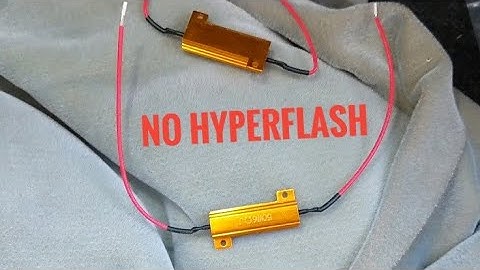 How To Get Rid Of Hyperflash After LED Install | Load Resistor Tutorial