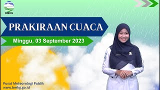 Prakiraan Cuaca Esok Hari, Minggu, 03 September 2023