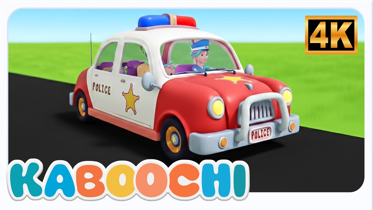 Rodas No Carro Da Polícia Rima Infantil Em Português - Kaboochi