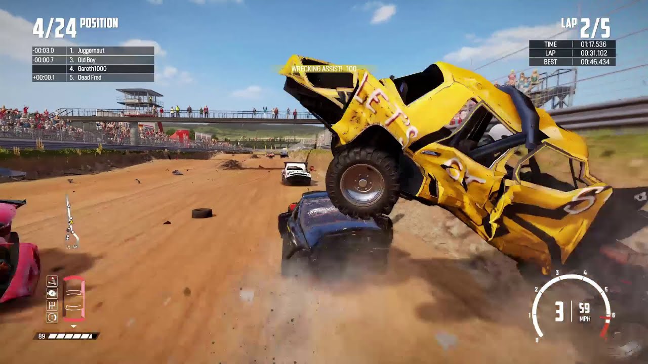 Wreckfest, No Armour On Hellish Track YouTube
