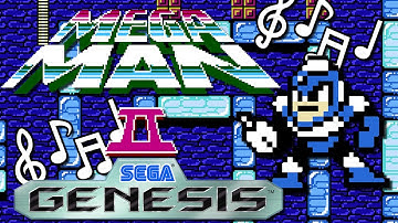 Mega Man 2 - Flash Man Playthrough (Sega Genesis Remix)