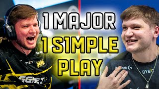 Best s1mple Play From Every CS Major | CSGO | 2014-2023