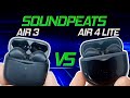 QUAL FONE AURICULAR COMPRAR? Soundpeats Air 3 vs Air 4 Lite