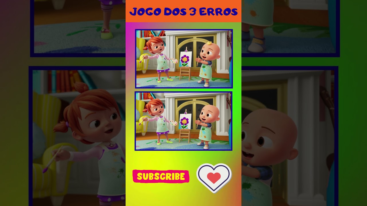 🎶🔍 CoComelon | Encontre os 3 Erros 🧐