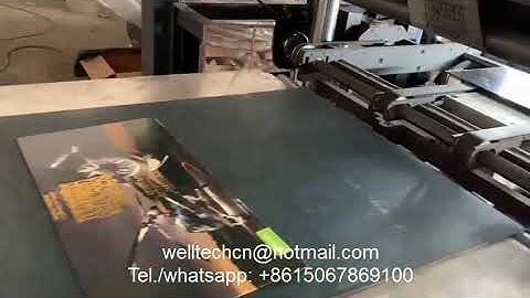 automatic rigid box hard book cover paper board hydraulic deep embossing stamping machine