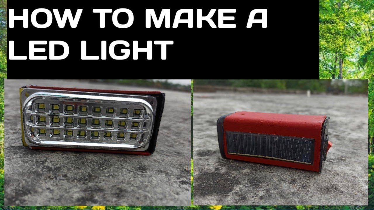 HOW TO MAKE A LED LIGHT AT HOME MR. EXPERIMENT FINDER YouTube