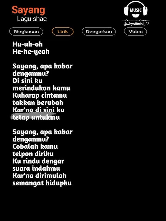 Lirik lagu sayang - SHAE Ost Mermaid in love #lirikviral #lirikgoogle #fypシ゚viral #spotify