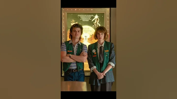 Joe Keery and Maya Hauke #strangerthings