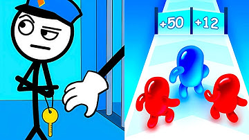 Thief Puzzle vs Join Blob Clash 3D: The ULTIMATE Puzzle vs Clash! Ep #075