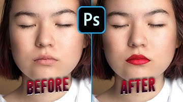 How to create Realistic Lipstick in Photoshop | Change Lip color Photoshop | Photoshop Tutorial