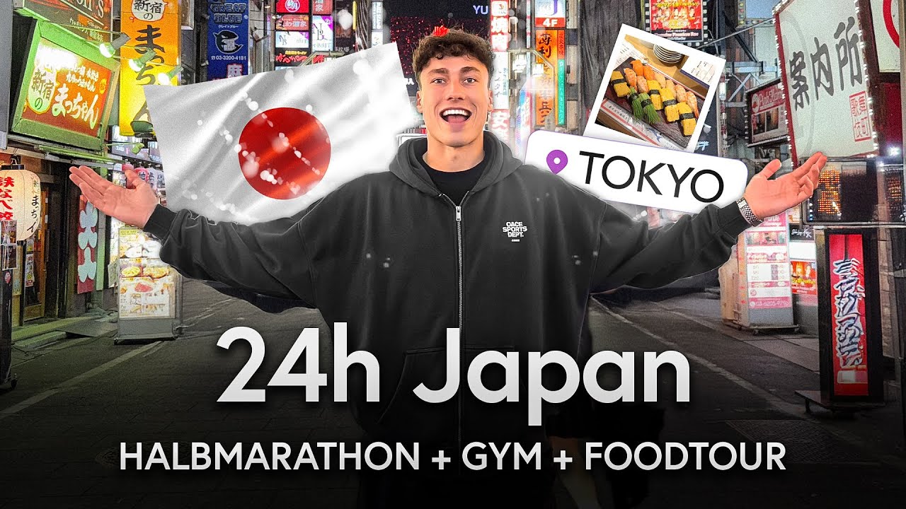 24h in Japan🇯🇵 | We run Tokio + Gym + Foodtour | Simon Gronau
