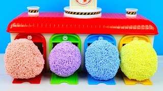 Bus Tayo Learning Color Little Clay Foam Video For Kids Rhymes For Children Todders RamboToys screenshot 5