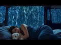 Heavy Rain Sounds to Stop Overthinking -Soothing Car Ambience for Deep Sleep & Anxiety Relief