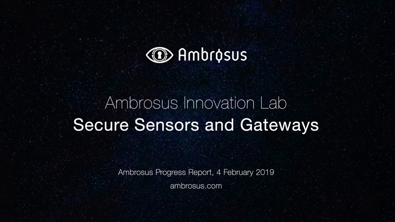 Ambrosus, the Blockchain-Powered IoT Network for Next-Generation Supply  Chains