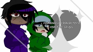 (old😦.)rodamrix characters react to ships // gacha club rodamrix // both timelines