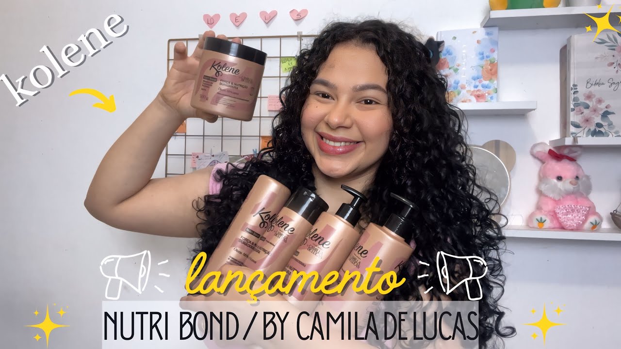 TESTEI A LINHA NUTRI BOND DA KOLENE 