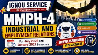IGNOU MMPH-4 Solved Assignment 2026-27 For July 2026 and January 2027 Semesters