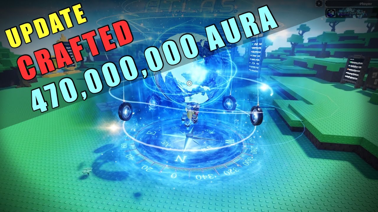 Crafted 470,000,000 Aura Atlas: A.T.L.A.S in Sol's RNG Roblox # ...