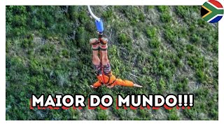 O maior bungee jump de ponte do MUNDO - EU FUI - Africa do Sul - Estevam Pelo Mundo