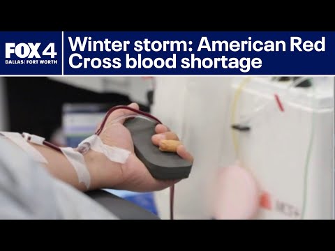 Winter storm: American Red Cross blood shortage